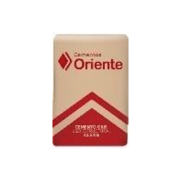 Cemento gris uso estructuras Oriente frontal